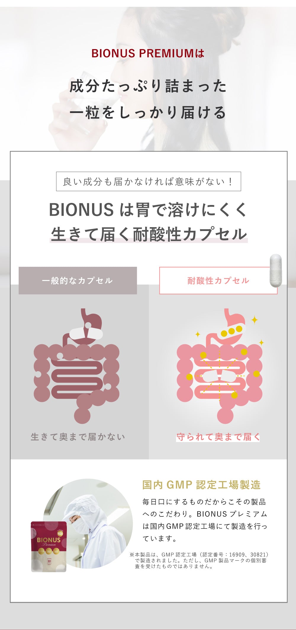 ビオナス 乳酸菌サプリ プレミアム