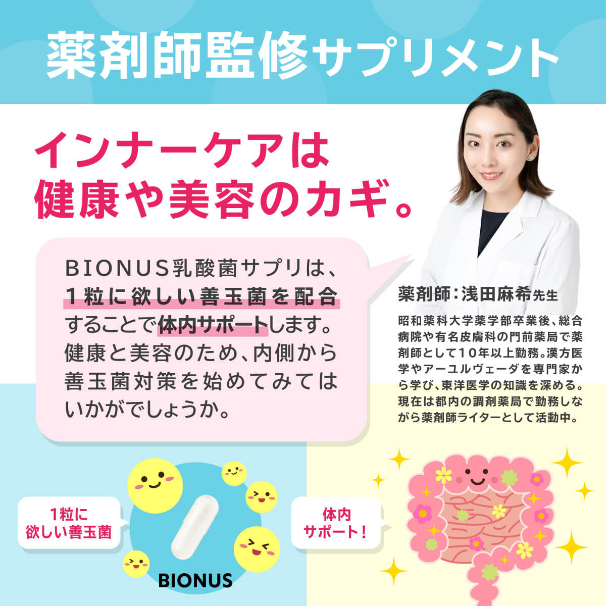 ビオナス 乳酸菌サプリ